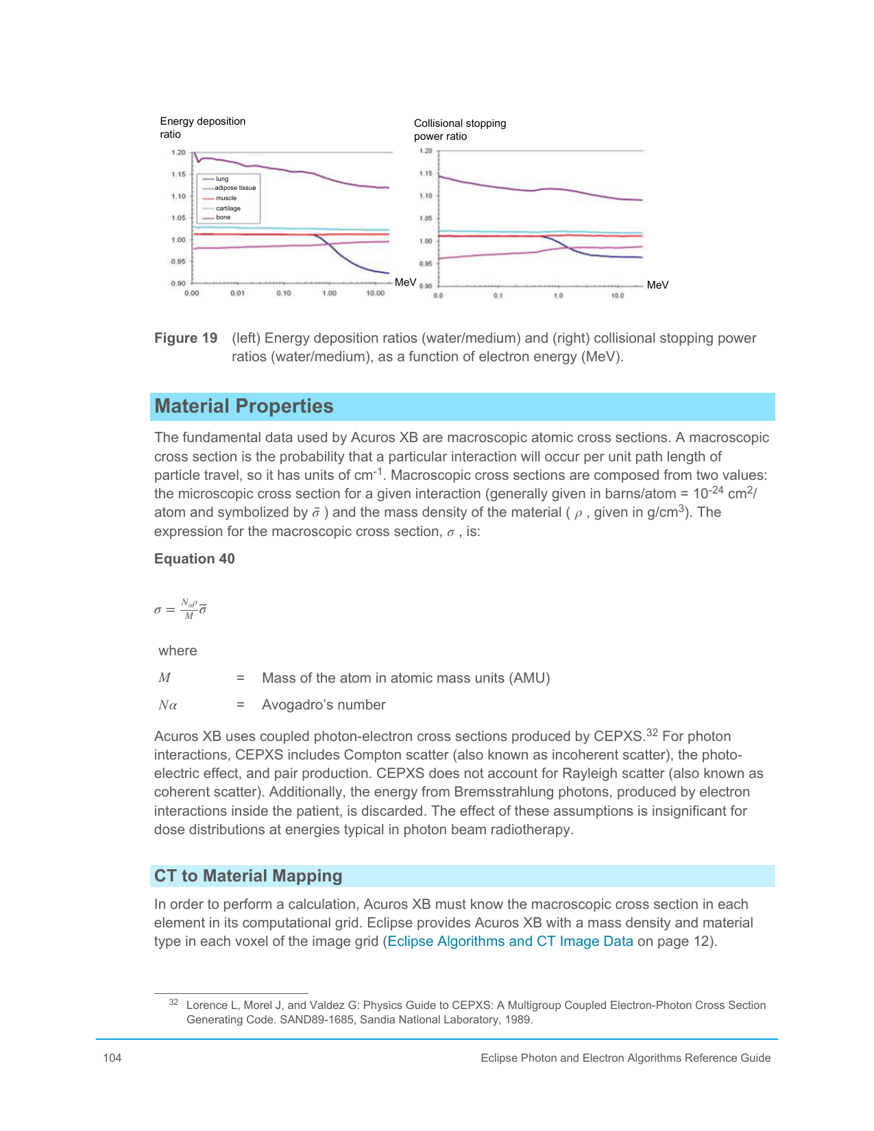 Comparação conceitual entre dose to water e dose to medium