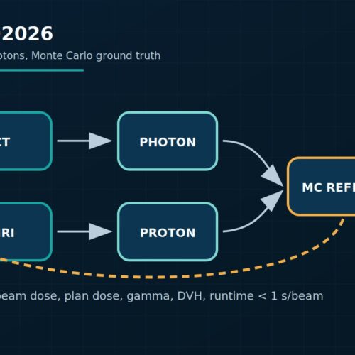 DoseRAD2026: Monte Carlo as Reference for AI Dose Calculation