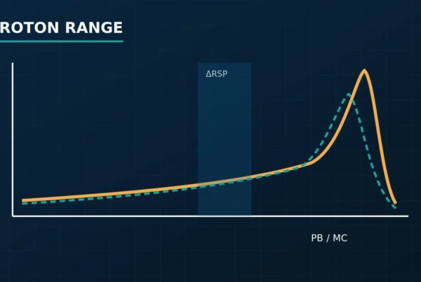 Proton range and Bragg peak comparison between PB and MC